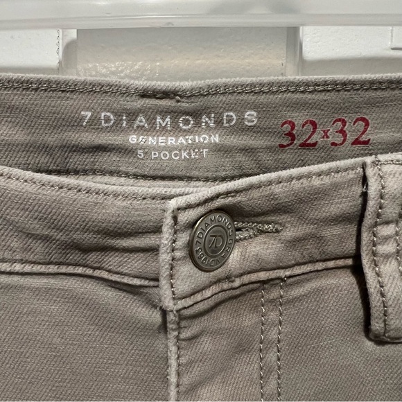 Men’s 7 Diamonds Jeans - Gray Slim Fit 32x32 - Picture 2 of 3